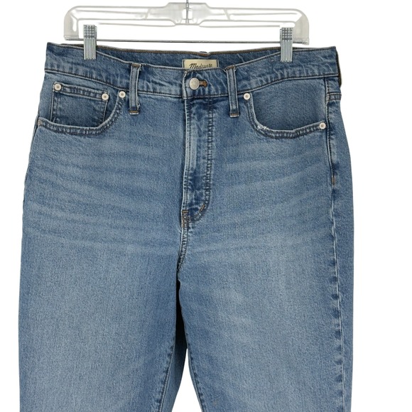 Madewell Perfect Vintage Flare Jeans 31 /‎ 12 Blue Stretch Denim Boho Western - Picture 4 of 12